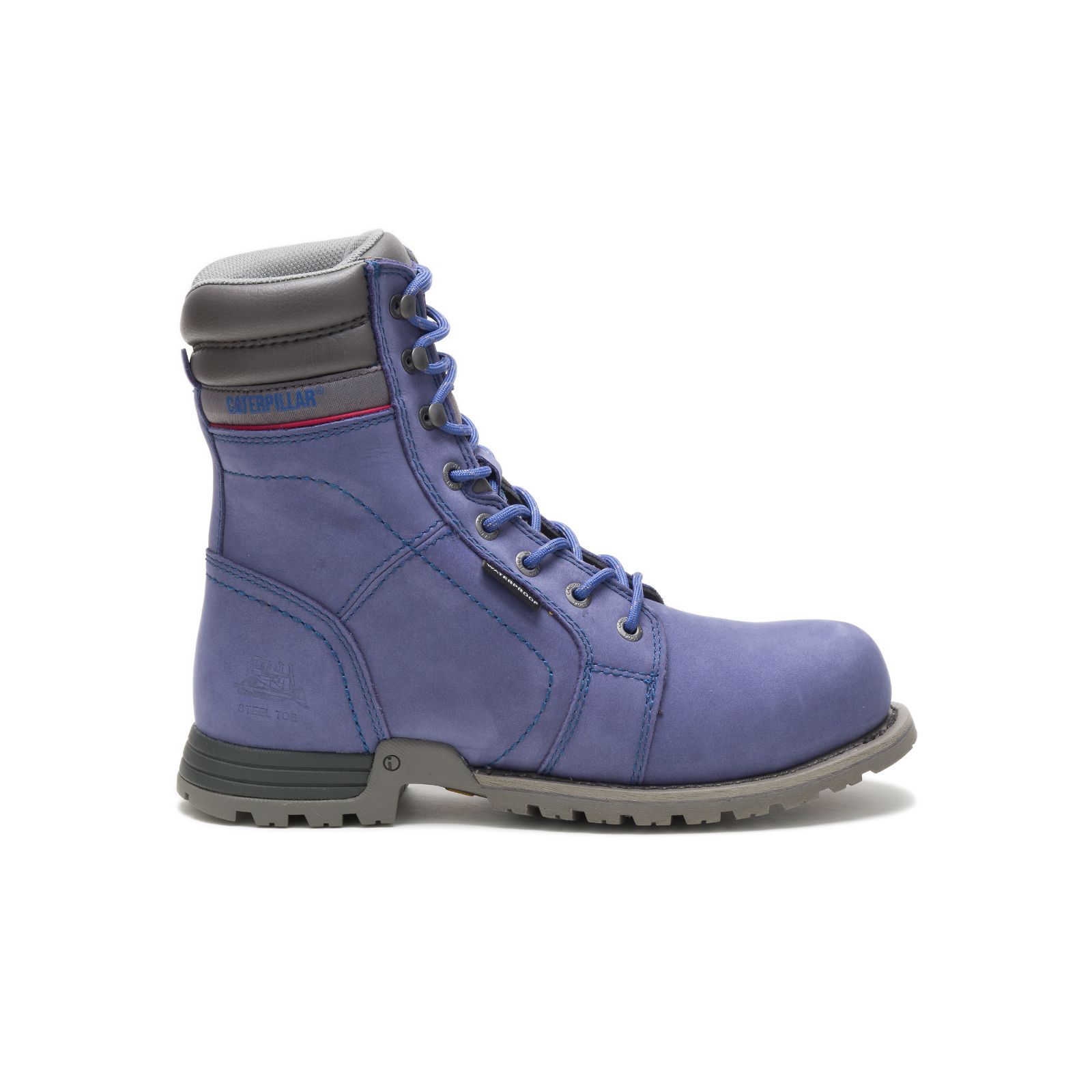 Caterpillar Echo Waterproof Steel Toe Philippines - Womens Work Boots - Purple 96173SBOX